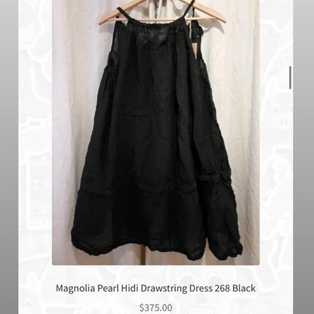 Magnolia Pearl NWT hidi drawstring linen dress one size - Picture 1 of 5